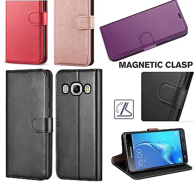 For Samsung Galaxy J3 J5 J6 J4+ J6+ J4 A53 Wallet Case Leather Flip Phone Cover • £3.95