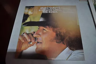 Mac Davis - Stop And Smell The Roses  LP Columbia Records KC 32582 Vinyl 1974 VG • $6