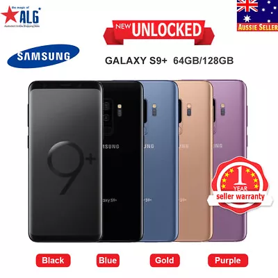 New 6.2” Factory Unlocked Samsung Galaxy S9+Plus G965F 6G/64GB Free Express • $349.99