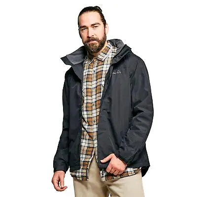 £34 • Buy Peter Storm Men’s Downpour 2-Layer Waterproof Jacket With Rollaway Hood
