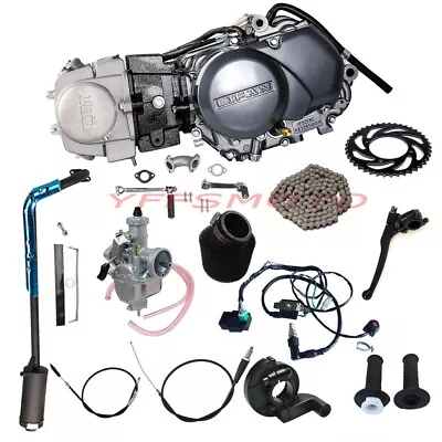 Lifan 125cc Engine Motor Kick Start+Kit Sprocket For Honda CT70 CL70 Pit Bike AU • $384.34
