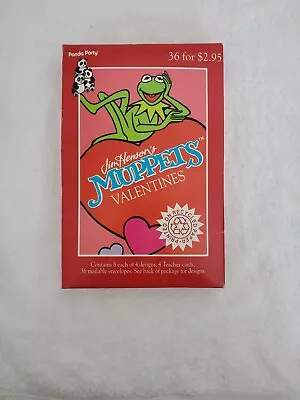 Muppets Valentines Day Cards 1993 Vintage New Old Stock • $11.65