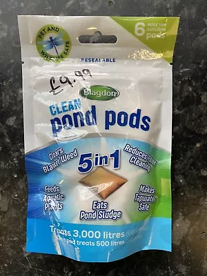 Blagdon Clean Pond Pods Pack Of 6 • £9.99