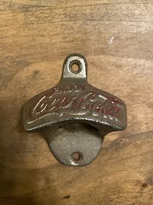 Vintage Coca Cola Wall Mount Bottle Opener Starr  X  Brown • $0.99