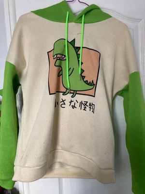 £9 • Buy 	Women Hooded Sweatshirt Lady Dinosaur Hoodies Tops Jumper Pullover Jacket Coat