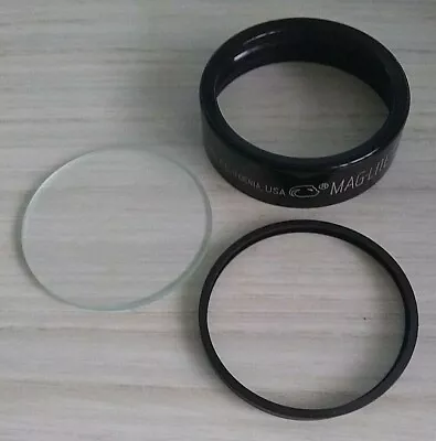 Maglite Flashlight Mag Charger System Face Cap Lens Seal & Glass Lens 108-020 • $24.99