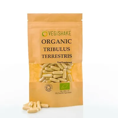 Organic Tribulus Terrestris Boost Energy Stamina HPMC Capsule Vegan Halal Kosher • £37.99