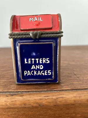 Roll Stamp Holder Vintage Metal Mail Box • $15