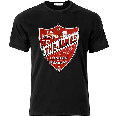 James Motorcycle Company Vintage Style T Shirt Black • £18.49