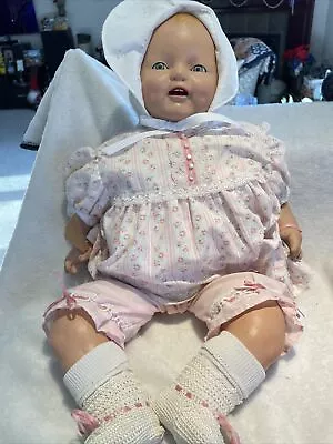 1920's Antique E.I.H. Co. Inc.  “ Dimples Baby Doll -  19inches • $60
