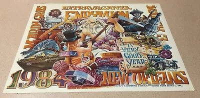 Vintage 1984 Krewe Of Endymion Mardi Gras New Orleans Poster • $65