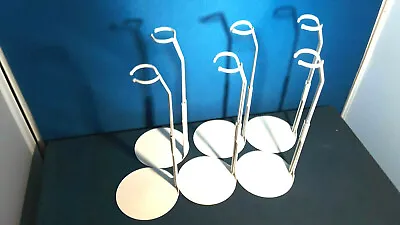 SKIPPER Doll Stands Set Of 6 White Metal For 11-12 Inch Or Other Fashion Dolls • $20