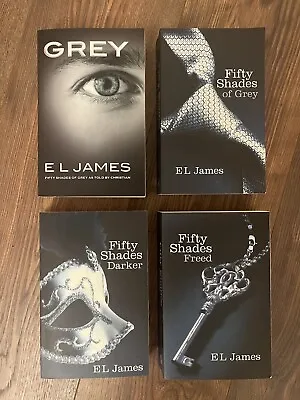 E L James Books Bundle X 4. 50 Shades Of Grey Freed Darker & Grey. • £12