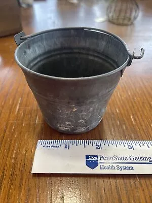 Vintage Small Tin Bucket Child’s Sample • $19