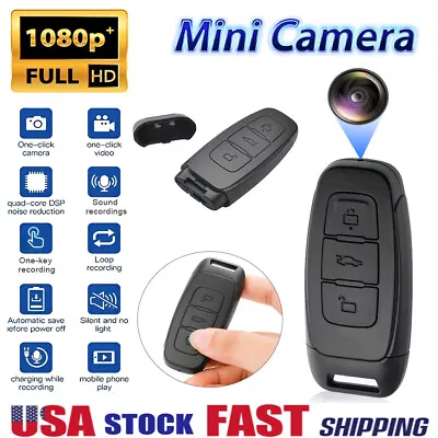 1080P Mini Car Key Fob Camera DVR Night Vision Cam HD Video Recorder / 32GB TF • $30.08