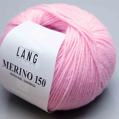 Lang Yarns Merino 150 - 9 - LL 150m / 50g - Needle Gauge 3 - 3.5 • £5.13