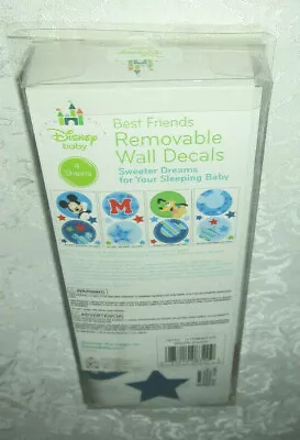 Disney Baby Mickey Mouse Best Friends Removable Wall Decals 4 Sheets Reusable • $6.95