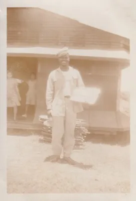 Vtg Photo The Philippines 1945 '46 African American Soldier Manila WW2 Pacific • $9.96