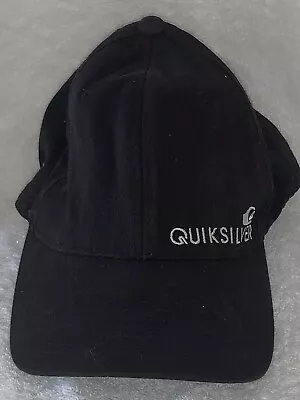 Quiksilver Hat Cap Flexfit Black S / M • $14.95