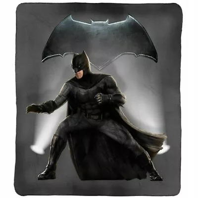Batman DC Justice League Throw Rug Fleece Blanket Officially Licensed 150x130cm • $32.50