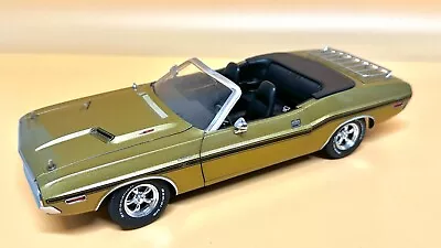 🔥🔥Gold Diecast 1/18 Dodge Challenger Convertible RT 🚦🔥🔥Greenlight #157 • $35