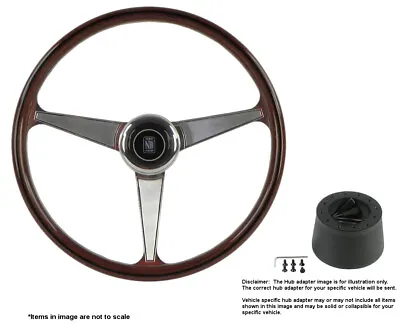 Nardi Anni 60 380mm Steering Wheel + Hub For Volvo P1800 5012.39.3000 + .5303 • $932.74