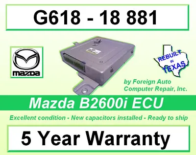 G618 - 18 881 Mazda B2600i ECU | Excellent Condition & Clean Board • $650