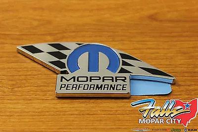 Chrysler Dodge Jeep Ram Mopar Performance Stick-on Emblem Badge OEM 82214234 • $51.69