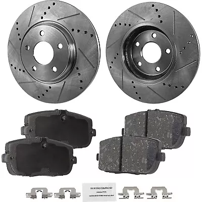 Brake Disc And Pad Kit For 06-15 Mazda MX-5 Miata Cross-drilled And Slotted Rear • $83.89