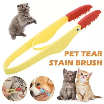 Pet Eye Comb Brush Tear Stain Remover Cleaning GroomingBrush For Cat Dog H2P7 • $3.14