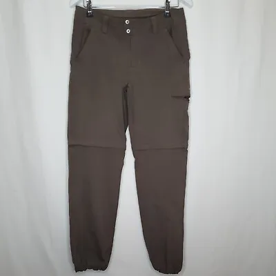 Columbia Titanium Women's Size 8 Omni-Shade Pants/Shorts Khaki With Pockets EUC  • $40