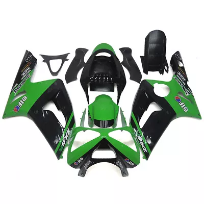 Fairings Body Kit For Kawasaki Ninja ZX6R 636 2003 2004 03 Green Black Bodywork • $478.95