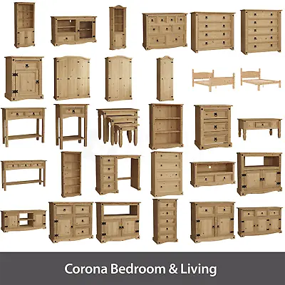 £119.95 • Buy Corona Chest Of Drawers TV Stand Table Solid Pine Living Room Bedroom Furniture