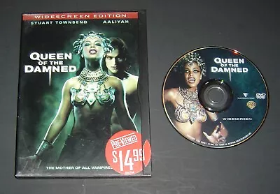Queen Of The Damned (DVD 2002) Stuart Townsend Aaliyah Horror Movie • $7.77