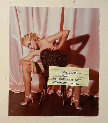 Madonna Seated In Garter & Stockings Book Photograph • $13.95