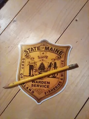 (2) Maine Game Warden Decals Stickers Inland Fisheries Wildlife Forestry Police • $19.99