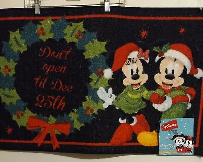 Disney Mickey And Minnie Mouse Christmas Accent Rug 20x32 • $25