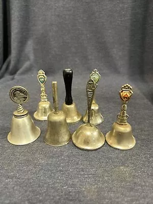 Vintage Lot Of Hand Bells Souvenir Spoonliques 1963 Plus 6 Others • $12