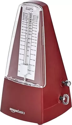 Amazon Basics Mechanical Metronome - Steel Movement - Red • $6.95