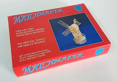 Matchmaker Norfolk Windmill Matchstick Model Construction Kit - NEW • £14.99