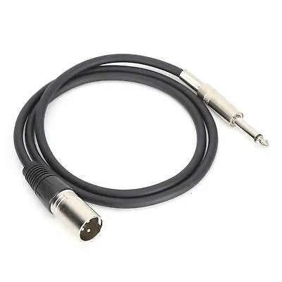 6.35mm XLR Male To TRS Jack Mic Line Mic Cable For Mics Speakers Stage GDS • £9.04