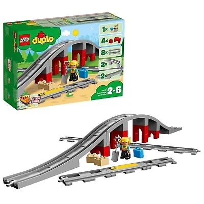 LEGO 10872 DUPLO Town Train Bridge And Tracks Toy For Kids Building (US IMPORT) • $91.26