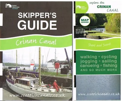 £3 • Buy Crinan Canal Hebrides Kintyre British Waterways Skipper's Guide Map 2010 Dunadd