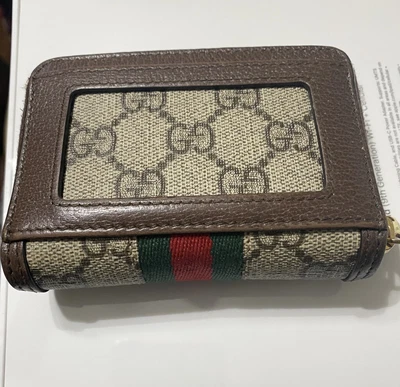 $300 • Buy Authentic Genuine Gucci Ophidia Gg Wallet & Coin Holder