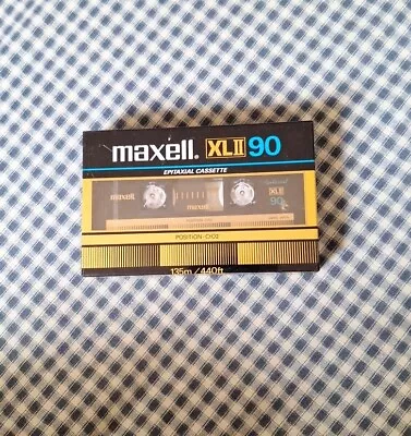 RARE Maxell XLII-UD 90 Blank Audio  EPITAXIAL CASSETTE Tape NEW Sealed Japan 90s • $17.99