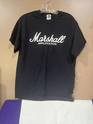 MARSHALL AMPLIFICATION Licensed Logo Vintage T-Shirt Fruit Of The Loom Size M • $17.95