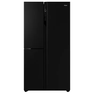 NEW Haier 574L S+ Three Door Side By Side Fridge Black HRF575XC • $1521