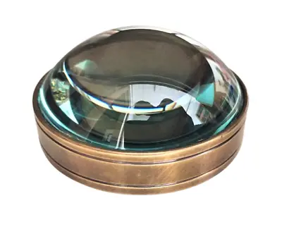 3 Inch Glass Dome Magnifier Paperweight Reading Magnifying Glass Table Magnifier • $39.97