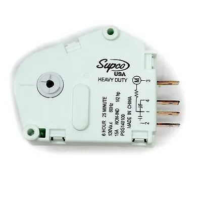 Supco SPG1401GE Defrost Timer 6 Hour 25 Minute Fits GE And Maytag Refrigerators • $15.17
