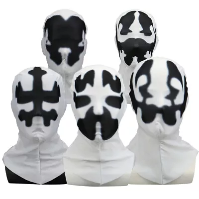 2019 New Watchmen Rorschach Mask Cosplay Superhero White Hood Balaclava Props • $15.40